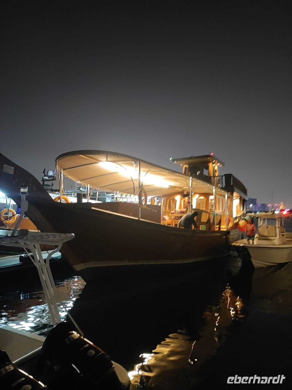 Dhau-Bootsfahrt in der Bucht von Doha