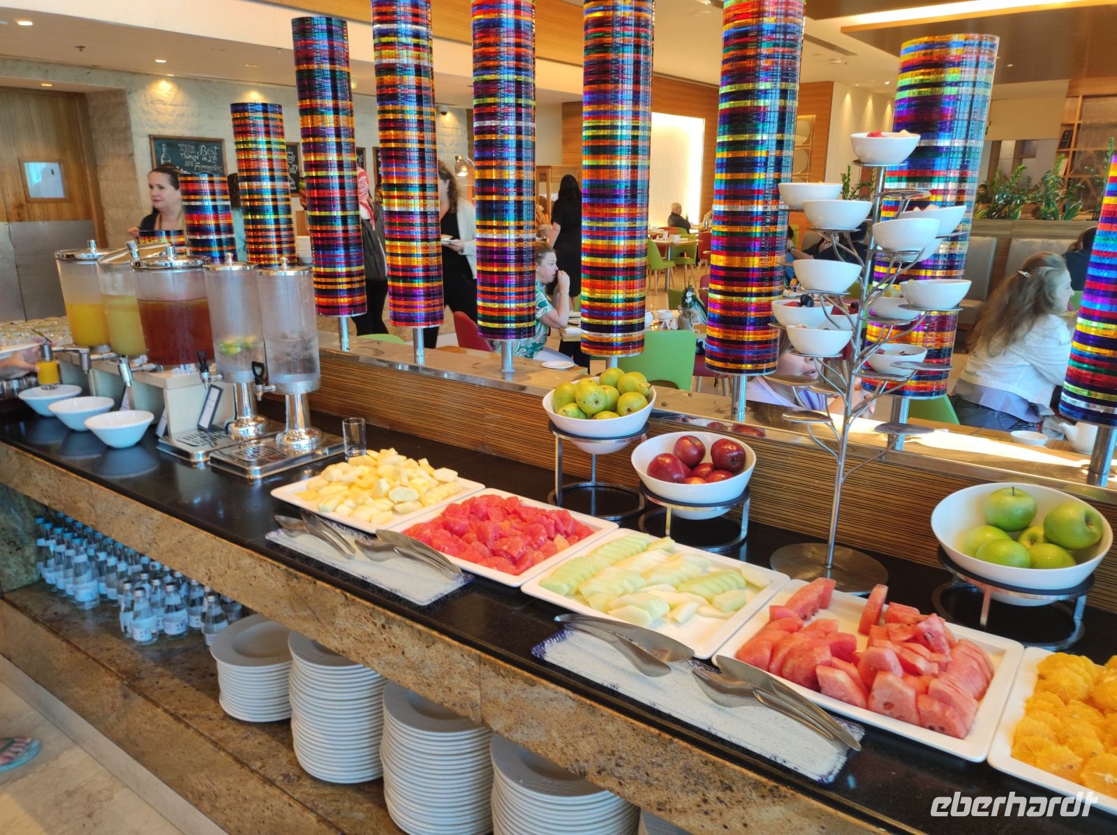 Frühstücksbuffet im Hilton Doha, Katar