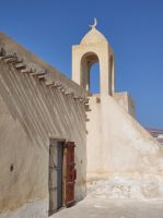 historische Moschee an den Barzan Towers in Katar