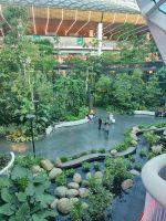 Gartenanlage im Flughafen von Doha