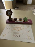 Neujahrsgruß im Hotel