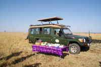 245 Frühstück in der  Masai Mara