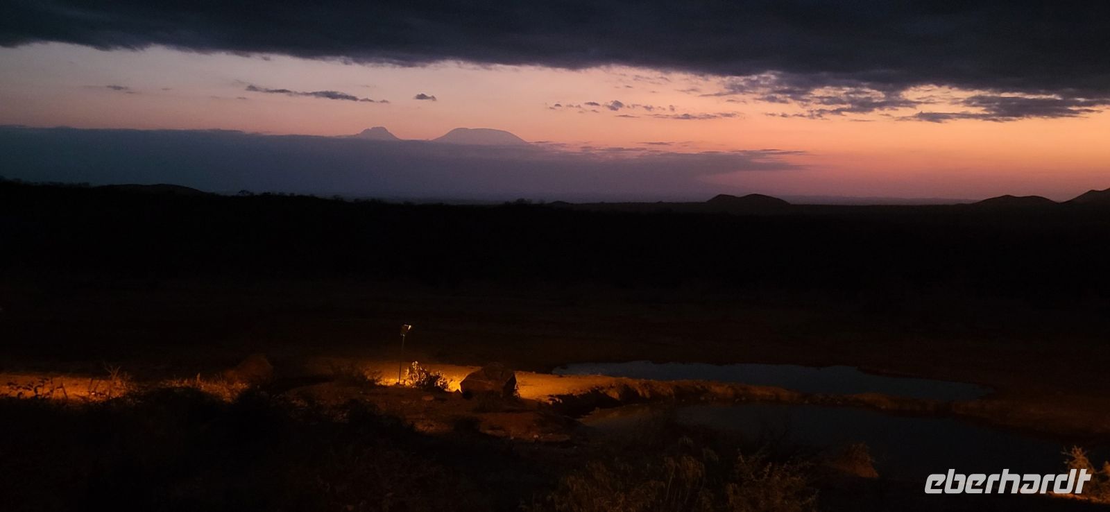484 Abendstimmung mit Blick auf Kilimandscharo