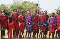 211 stolze Masai Krieger