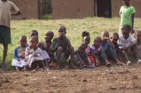 218 die Masai Kinder warten auf uns