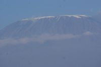 309 schmeebedeckte Spitze des Kibo