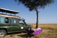 247 Frühstück in der  Masai Mara