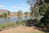 Blick von den Zelten des Camps