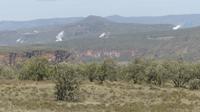 Hell´s Gate Nationalpark austretender Dampf
