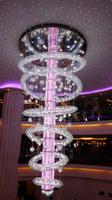 Lichterkaskade an Bord der Norwegian Epic