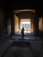 Guide in Villa von Pompeji