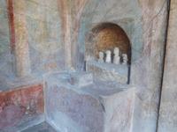 Altar in Villa von Pompeji