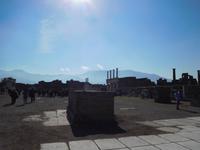 Ausblick auf Berge bei Pompeji