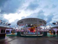 Bühne an Deck der Norwegian Epic