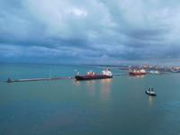 Anlegen Hafen Livorno