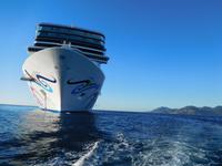 Bug der Norwegian Epic vor Cannes