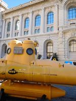 U-Boot vor Ozeanografischen Museum Monaco