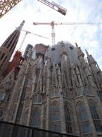 Bauarbeiten an der La Sagrada Familia