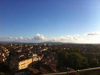Blick vom Schiefen Turm in Pisa