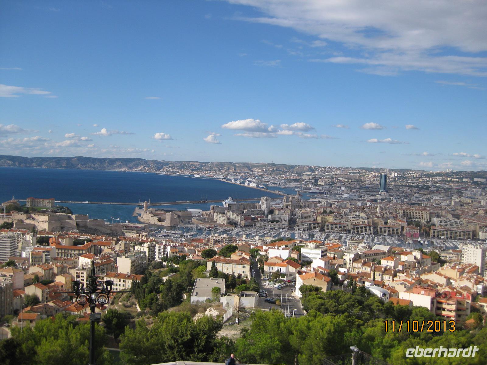 Traumhafter Ausblick über Marseille