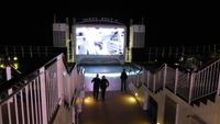 Kino an Deck der Norwegian Epic