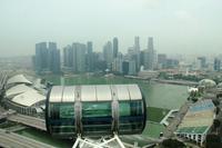 Singapur - Fahrt mit dem Riesenrad