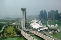 Singapur - Fahrt mit dem Riesenrad