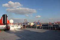 Ausfahrt mit der Queen Mary 2