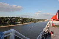 Ausfahrt mit der Queen Mary 2