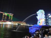 Lichtfestival in Singapur