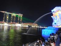 Lichtfestival in Singapur