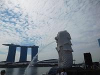Wahrzeichen Merlion & Marina Bay Sands