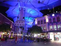 Clarke Quay am Abend