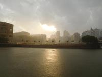 Wolkenbruch in Singapur