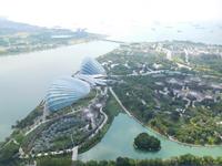 Gardens by the Bay von oben