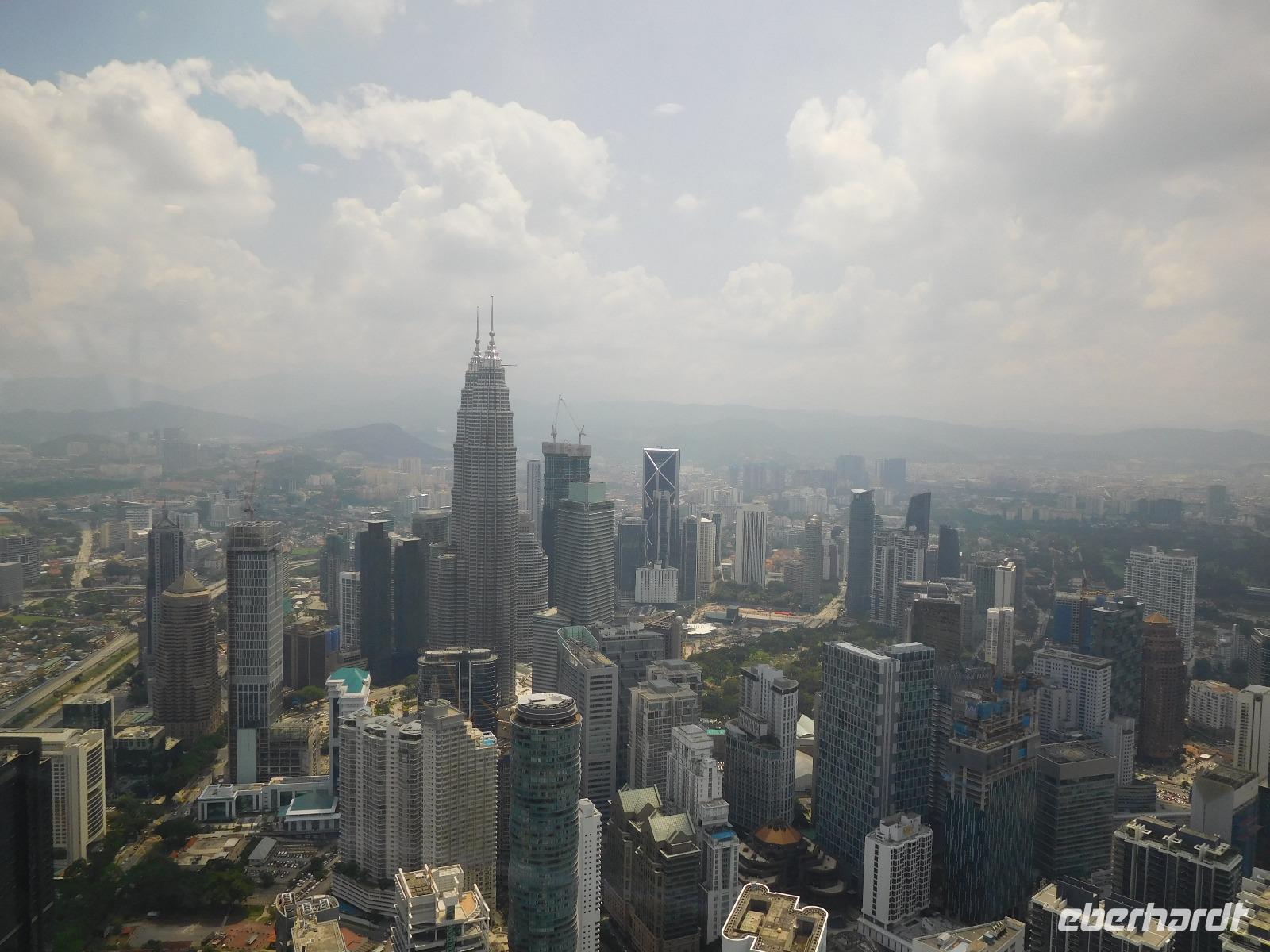 Blick vom Menara Tower - Kuala Lumpur