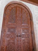 Detail im Hare Krishna Tempel Mumbai