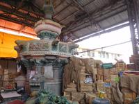 Brunnen und Ananas im Crawford Markt Mumbai