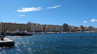 065a Marseille, Basilika Notre-Dame-de-la-Garde vom Altstadthafen aus