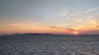 333 Abfahrt von Piräus mit Sonnenuntergang