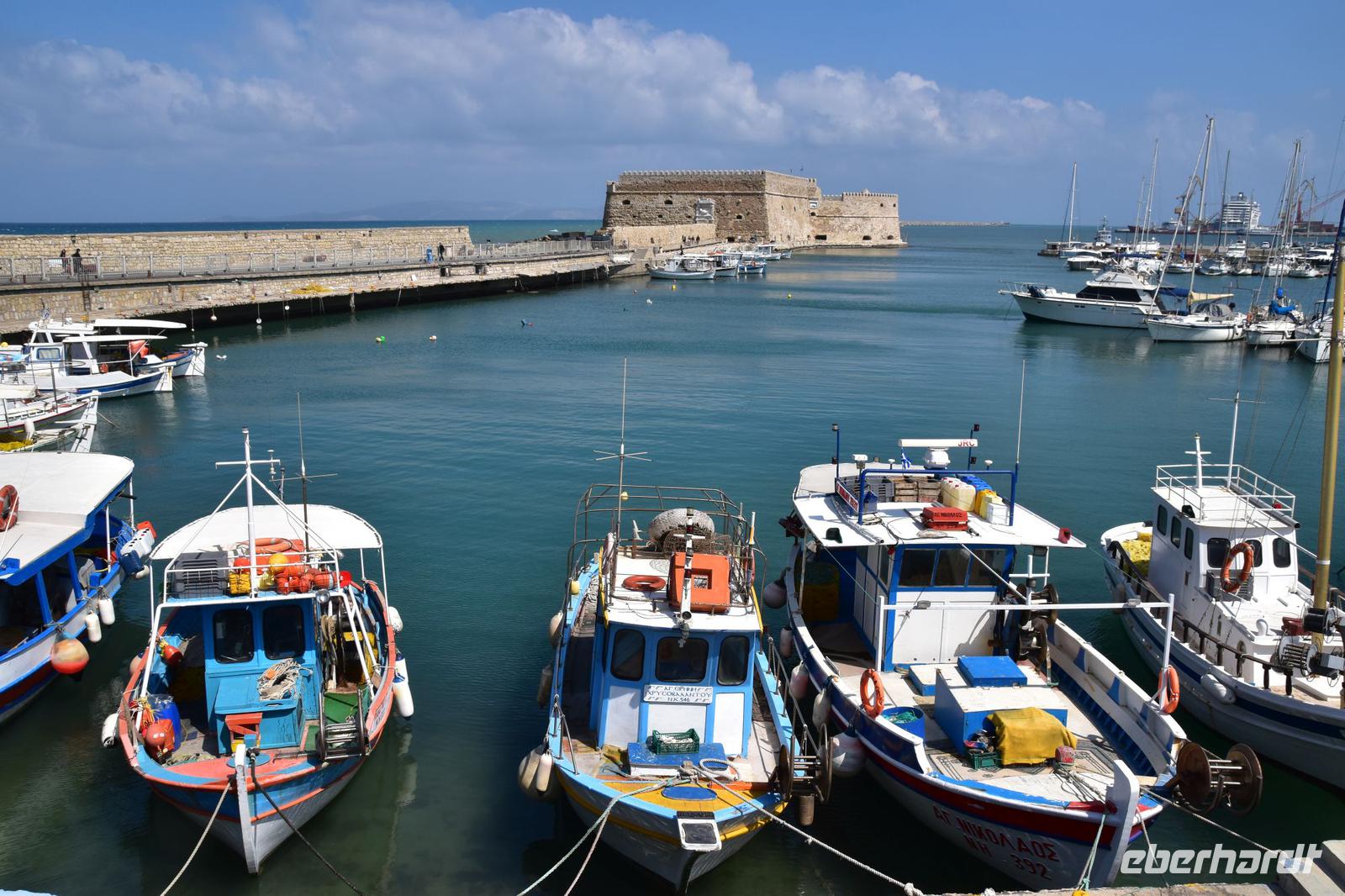 352 Insel Kreta, Heraklion, Alter Hafen und Venezianische Festung
