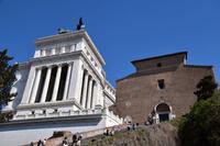 407 Rom, Ara Coeli Treppe mit der Basilika Santa Maria