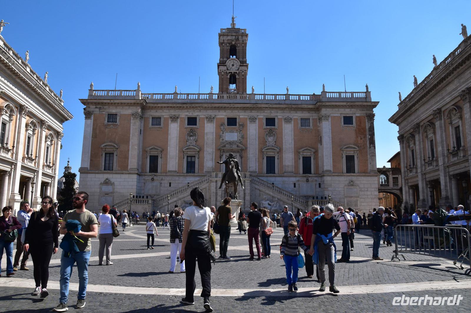 409 Rom, Michelangelo's Kapitol mit dem Senatorenpalast