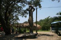 Statue des einstigen Stammesführers der Garifuna