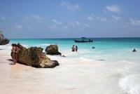 Am Karibikstrand von Tulum