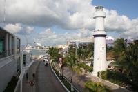 Am Hafen der Insel Cozumel