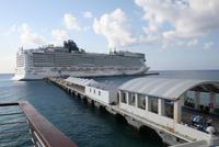 Am Hafen der Insel Cozumel