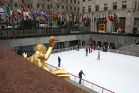 Eislaufbahn am Rockefeller Center