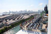 Blick vom Deck auf Miami