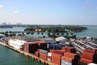 Blick vom Deck auf Miami